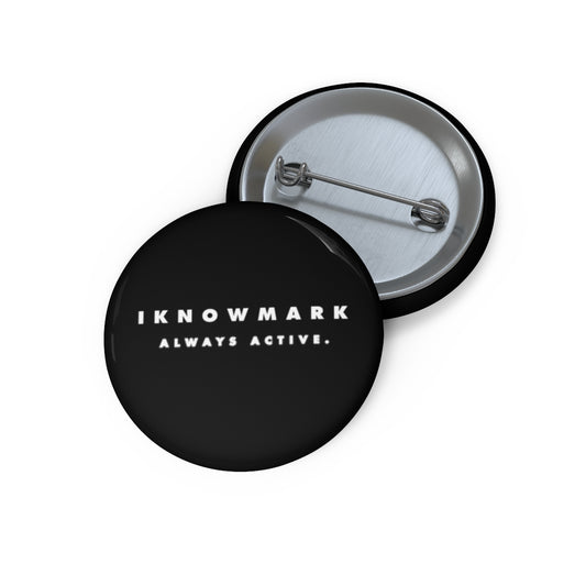 Iknowmark Always Active Cam Logo Pin (Black)